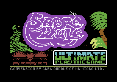 Sabre Wulf screenshot 3 for Commodore 64